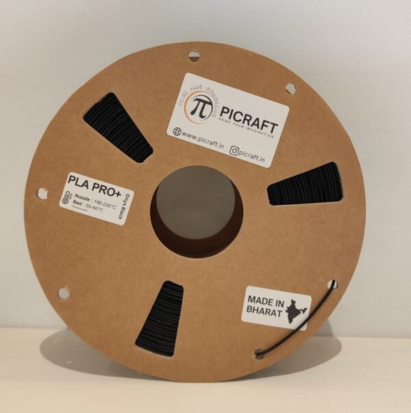 PLA PRO+ 3D Printer Filament (Black Color) | 1 KG | 1.75 mm
