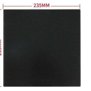 Carbon Silicon Crystal Tempered Glass Build Platform For 3D Printer Heating Bed Table 235mm