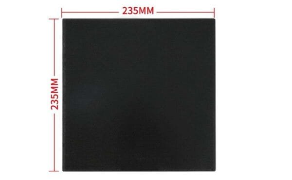 Carbon Silicon Crystal Tempered Glass Build Platform For 3D Printer Heating Bed Table 235mm
