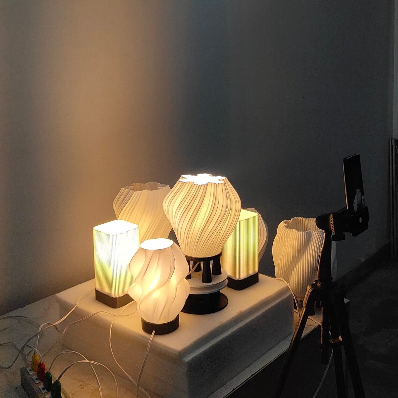 Snowflake Smart 3D Printed Lamp by Picraft - Image 7