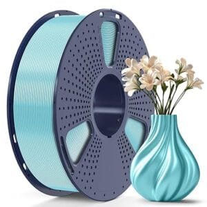 Sunlu TPU Silk Light Blue 1.75mm Filament – 1kg Spool